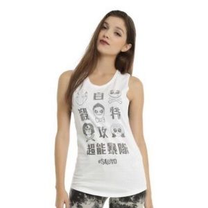Hot topic suicide squad tank top size XL